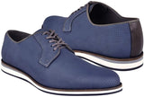 STYLO Zapatos Casuales 161-1PS Suede Azul Gris